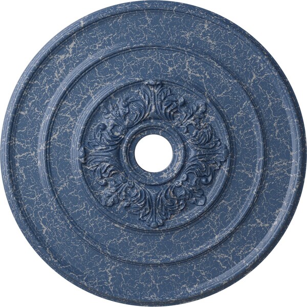 Ekena Millwork Traditional with Acanthus Leaves Ceiling Medallion, 26"OD x 3 1/8"ID x 1 1/2"P, Americana Crackle CM26TAAMC - main